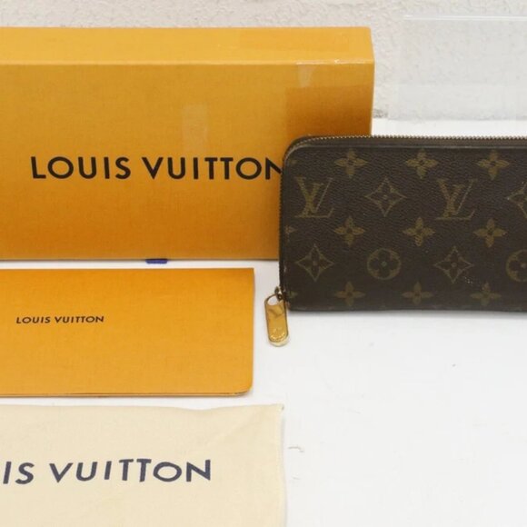 Louis Vuitton Brown Monogram Canvas Zippy Wallet - Picture 1 of 13